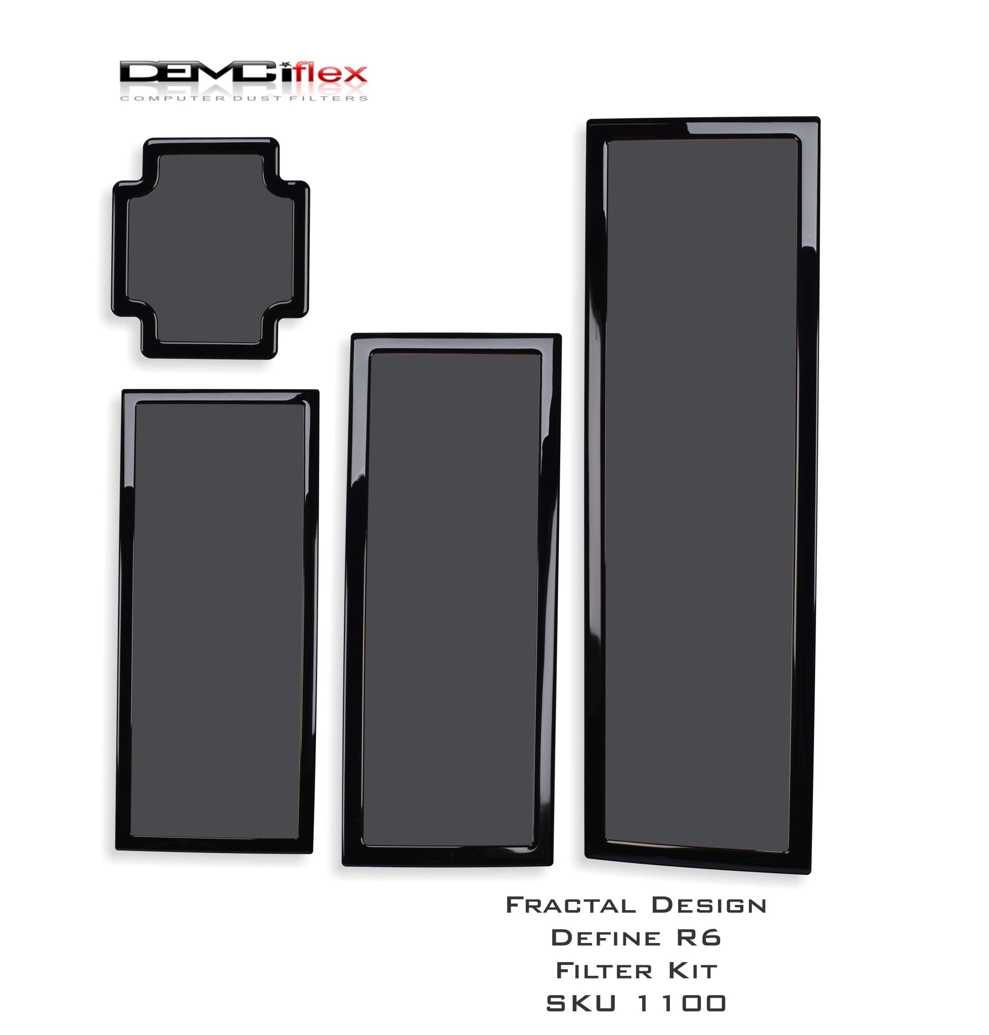 DEMCiflex Magnetic Fan Dust Filter - Fractal Design Define R6 Filter Kit