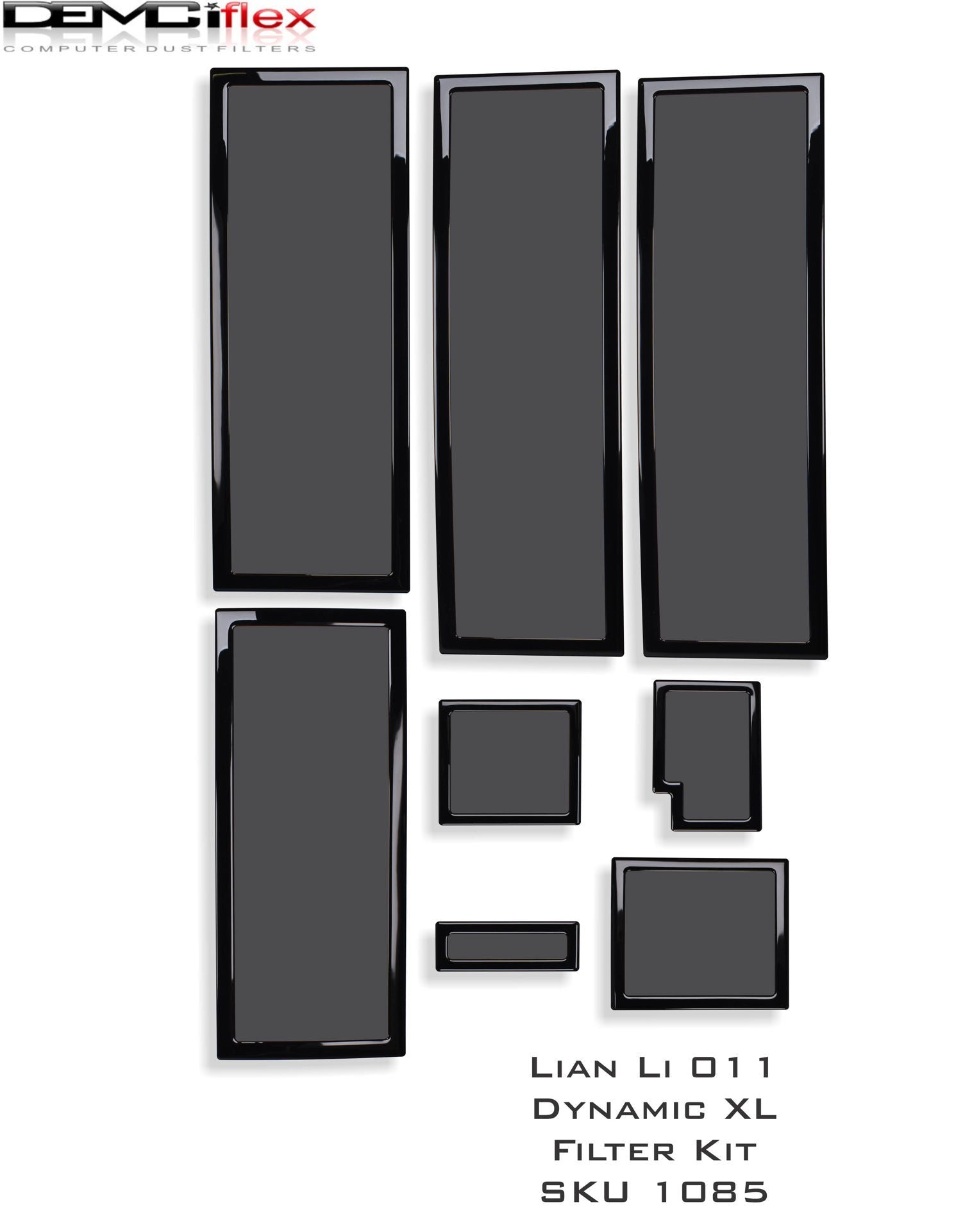 DEMCiflex Magnetic Fan Dust Filter - Lian-Li PC 011-Air Filter Kit - Thumbnail 2