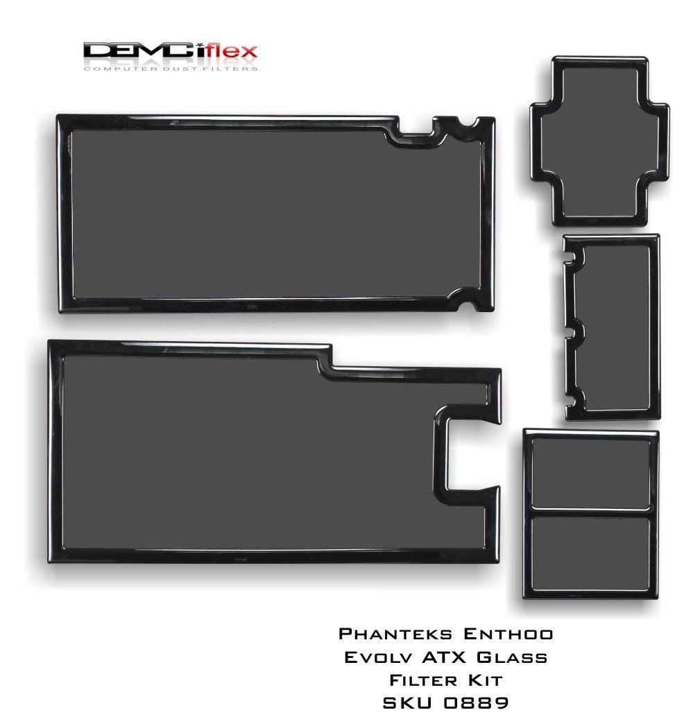 DEMCiflex Magnetic Fan Dust Filter - Phanteks Enthoo Evolv ATX Glass Filter Kit