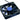 E22 Fan Stickers - 30mm - Blue (4 Pack)E22-STICKER-30-BL-D