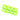 E22 Stealth Cable Comb 5 - Pack - 8 Slot - Acid GreenSM-503-E2-D