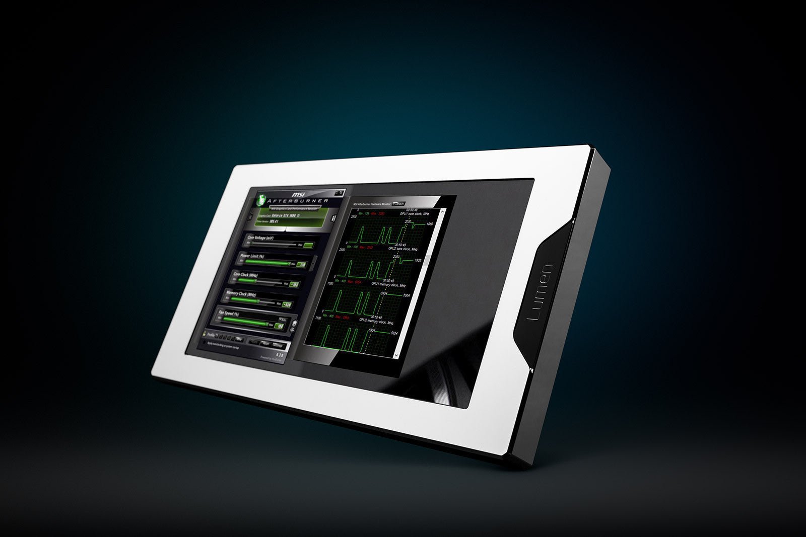 EK-Quantum Lumen 7 LCD - Nickel - Thumbnail 4