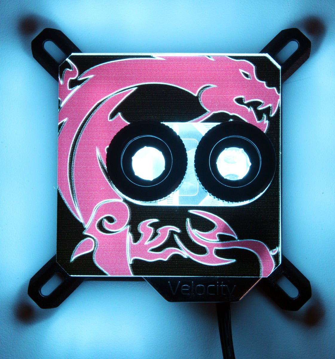 EK-Velocity RGB - Custom UV Printed Plexi - MSI Dragon - Thumbnail 3