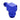 Enzotech 90 Degree Rotary Fitting G 1/4 Thread - 3/8" ID Barb - Blue