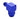 Enzotech 90 Degree Rotary Fitting G 1/4 Thread - 3/8" ID Barb - Blue