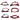EVGA 550-650 G2/P2/T2 Red/Black Power Supply Cable Set (Individually Sleeved)