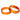 FrozenQ LFX Aluminum Collars - Set of 2 - Orange AnodizedFQ-LFX-COL-OR-D