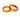 FrozenQ LFX Aluminum Collars - Set of 2 - Orange AnodizedFQ-LFX-COL-OR-D
