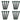 Hardware Labs 480/560 GTR M4 x 43MM Mounting Screws -16 pack