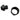 Fitting Single, Compression for 13mm x 19mm (1/2in x 3/4in) - BlackFIT-V13X19-BK