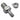 Koolance- Barb Fitting for ID 06mm (1/4in), Stainless Steel, 1/4 NPT