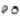 Koolance Fitting Single, Compression for 10mm x 13mm (3/8in x 1/2in), G 1/4 BSPPFIT-V10X13