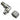 Koolance Fitting Single, Swivel Angled for 10mm x 13mm (3/8in x 1/2in), 1/4 NPTFIT-L10X13N14