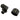Koolance Fitting Single, Swivel Angled for 10mm x 16mm (3/8in x 5/8in) - BlackFIT-L10X16-BK