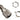 Koolance Nozzle Single, Panel Mount [For ID: 10mm (3/8