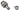 Nozzle Single, Swivel/Lock Barb [For ID: 06mm (1/4