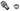 Nozzle Single, Swivel/Lock Barb [For ID: 10mm (3/8