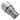 Koolance QD3 Quick Disconnect No-Spill Coupling, Male Compression 13 x 16mm (1/2 x 5/8in) 