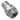 Koolance QD3 Quick Disconnect No - Spill Coupling Male, Panel, Female Threaded G 1/4 BSPPQD3-MSFG4-P