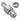 Koolance QD3H Male Quick Disconnect No-Spill Coupling, Panel Barb for ID 10mm (3/8in), Stainless Steel