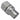 Koolance QD4 Quick Disconnect No-Spill Coupling, Male Compression 13 x 19mm (1/2 x 3/4in)