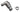 *** NEW *** Koolance QDC (High Flow) No-Spill Shutoff, Male Angle Barb [For ID: 10mm, 3/8