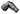 Koolance QDC (High Flow) No-Spill Shutoff, Male Angle [For ID: 13mm, 1/2