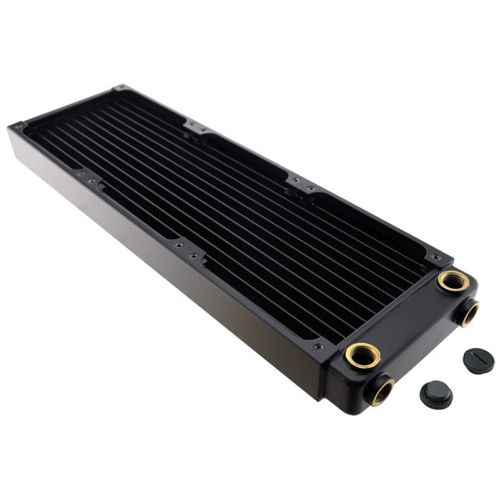 Koolance Radiator, 3x120mm Copper, 34mm Thick, 17-FPI Copper - Thumbnail 2