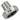 Koolance Threading Adapter, NPT 1/8" Male to G 1/4" FemaleADT-N18M-G14F