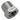 Koolance- Threading Adapter, NPT 3/8 Male to G 1/4 Female, Stainless Steel