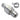 KoolanceQDT3 EPDM Male Quick Disconnect No - Spill Coupling, Panel Barb for ID 10mm (3/8in)QDT3 - M10 - P