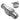KoolanceQDT3 EPDM Male Quick Disconnect No - Spill Coupling, Panel Barb for ID 13mm (1/2in)QDT3 - M13 - P