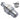 KoolanceQDT4 EPDM Male Quick Disconnect No - Spill Coupling, Panel Barb for ID 13mm (1/2in)QDT4 - M13 - P