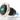 Lamptron LED Indicator - Flush - Black - GreenMTM-IND-FLU-BK-GN-D