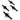 Rubber Screws - Open Chassis Fan Mounts (Vibration Isolators) - Set of 4 - BlackRS-OC-BK-D