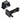 Lian Li Face Plate Clip - Male and female set (Older Cases) - Black