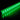 Logisys 8" Corner LED Light Bar - 12V - GreenLCX8GN-D