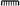 MAINFrame CustomsMainframe Customs Clockwerk Industries Aluminum Rake Cable Combs - Black - 14 RectangleMC - CWI - RAKE - BLACK - 14PIN