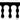 MAINFrame CustomsMainframe Customs Clockwerk Industries Aluminum Rake Cable Combs - Black - 16 RectangleMC - CWI - RAKE - BLACK - 16PIN