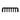 Mainframe Customs Clockwerk Industries Aluminum Rake Cable Combs - BlackMC-CWI-RAKE-BLACK-14PIN