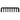 Mainframe Customs Clockwerk Industries Aluminum Rake Cable Combs - BlackMC-CWI-RAKE-BLACK-16PIN