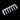Mainframe Customs Clockwerk Industries Aluminum Rake Cable Combs - SilverMC-CWI-RAKE-SILVER-12PIN