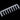 Mainframe Customs Clockwerk Industries Aluminum Rake Cable Combs - SilverMC-CWI-RAKE-SILVER-16PIN