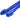 MaxFinder Triple Braided 4 - Pin ATX Extension Cable - 50cm - BlueMF-OBL-C04-50-D
