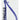 MaxFinder Triple Braided 4 - Pin ATX Extension Cable - 50cm - BlueMF-OBL-C04-50-D