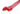 MaxFinder Triple Braided 4 - Pin ATX Extension Cable - 50cm - Metallic RedMF-MRE-C04-50-D