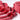MaxFinder Triple Braided 4 - Pin ATX Extension Cable - 50cm - Metallic RedMF-MRE-C04-50-D