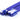 MaxFinder Triple Braided 6 - Pin PCI - E VGA Extension Cable - 50cm - BlueMF-OBL-P06-50-D