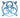Aluminum Biohazard Grill 80mm - Blue AnodizedBIOHAZARD80-BL-D