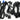 Corsair Style 3 - Conductor Flat Ribbon Cable Wire (22AWG Black)MDY-FRB22-B-3C